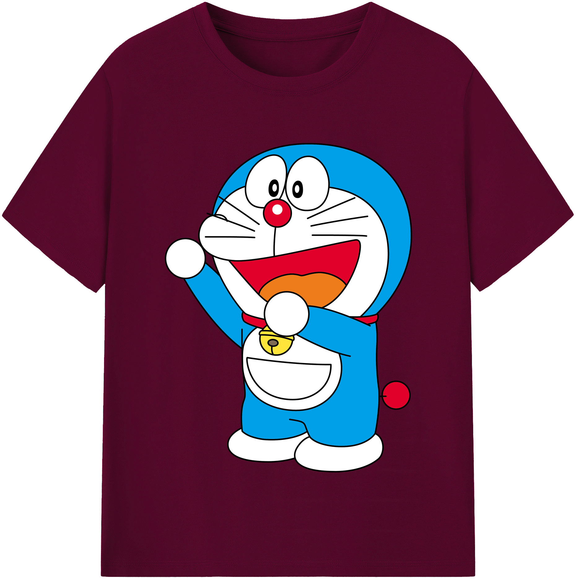（画像用） ドラえもん Doraemon レディースカジュアルプリントTシャツ（綿100％）